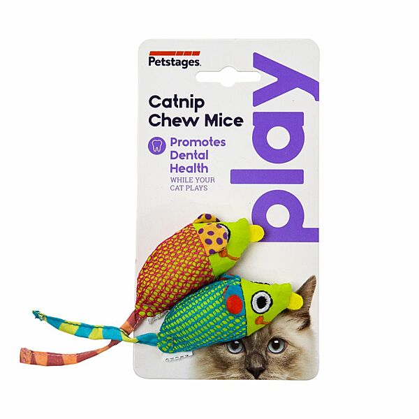 Petstages catnip sale chew mice