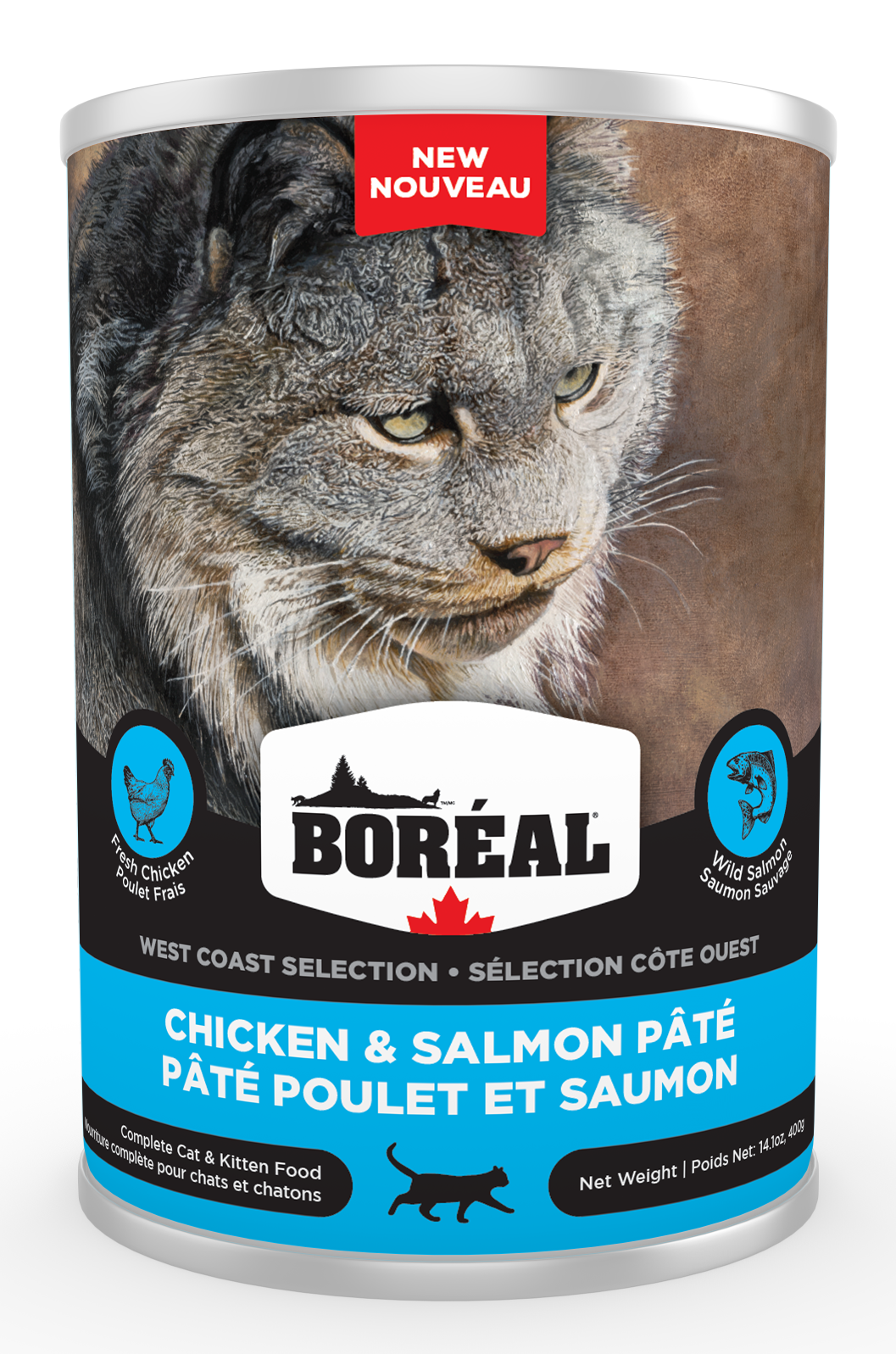 Salmon pate hot sale cat food