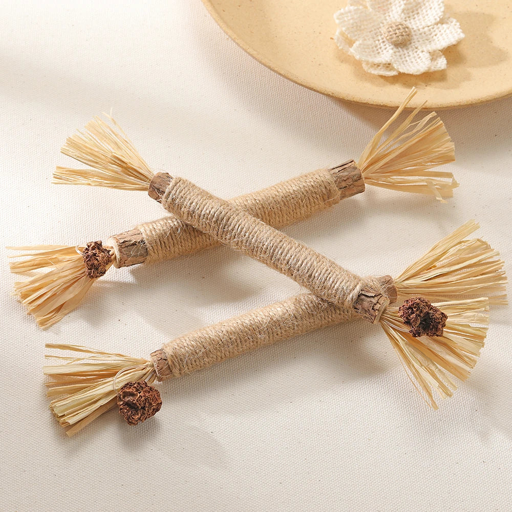 Silvervine Matatabi & Raffia Dental Stick Toy - Single