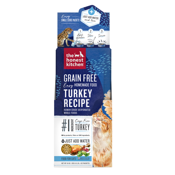 HK Cat Dehydrated GF Turkey Singles - 1oz Single Serve Packet