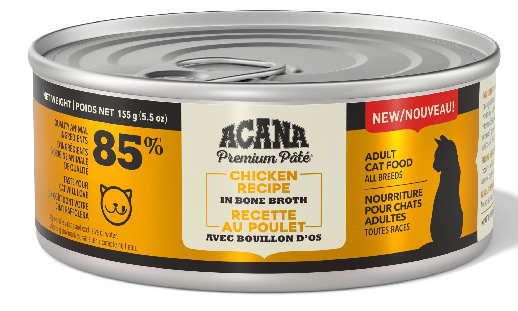 ACANA Chicken Recipe in Bone Broth Cat Food 5.5oz