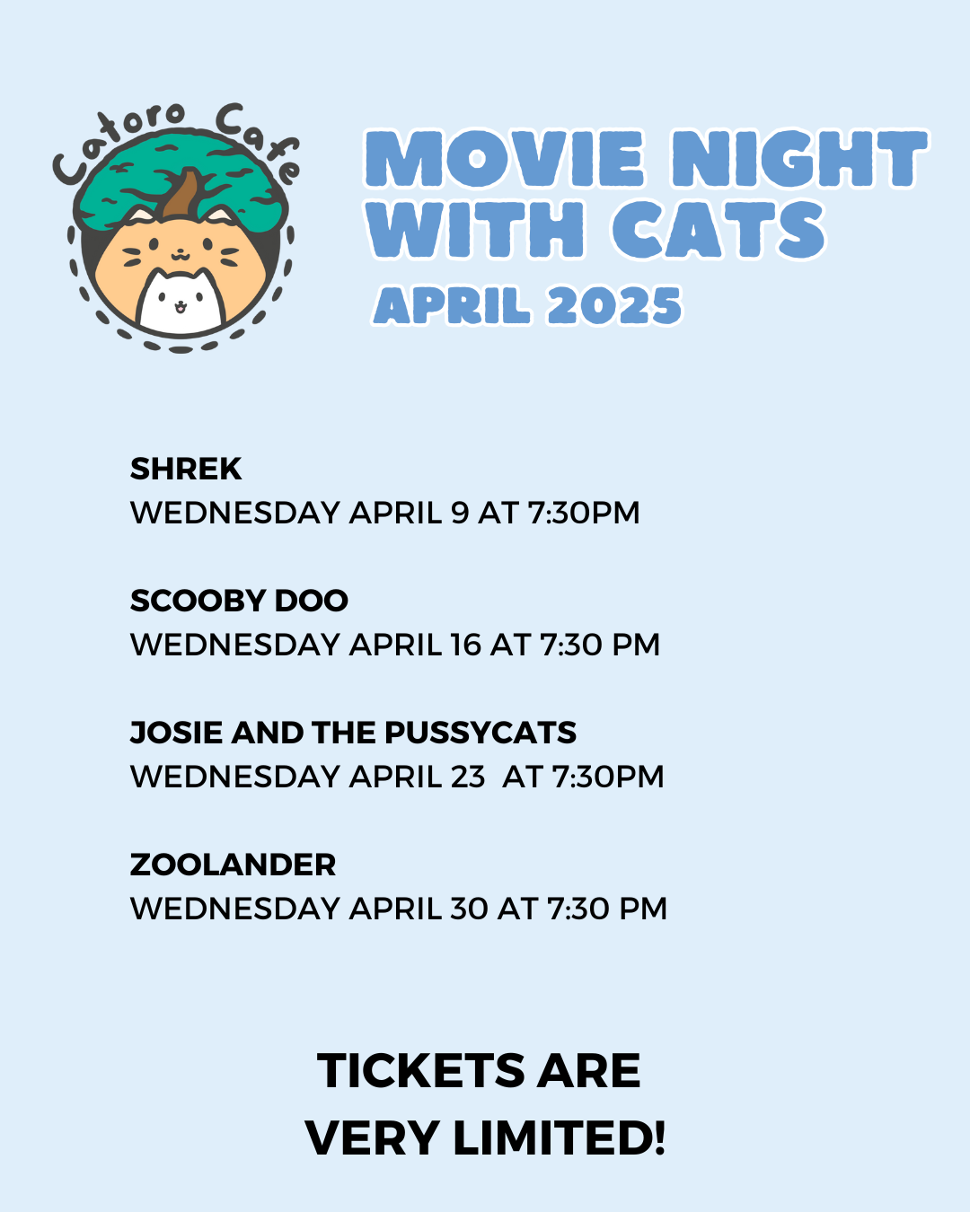Catoro Movie Nights - April 2025