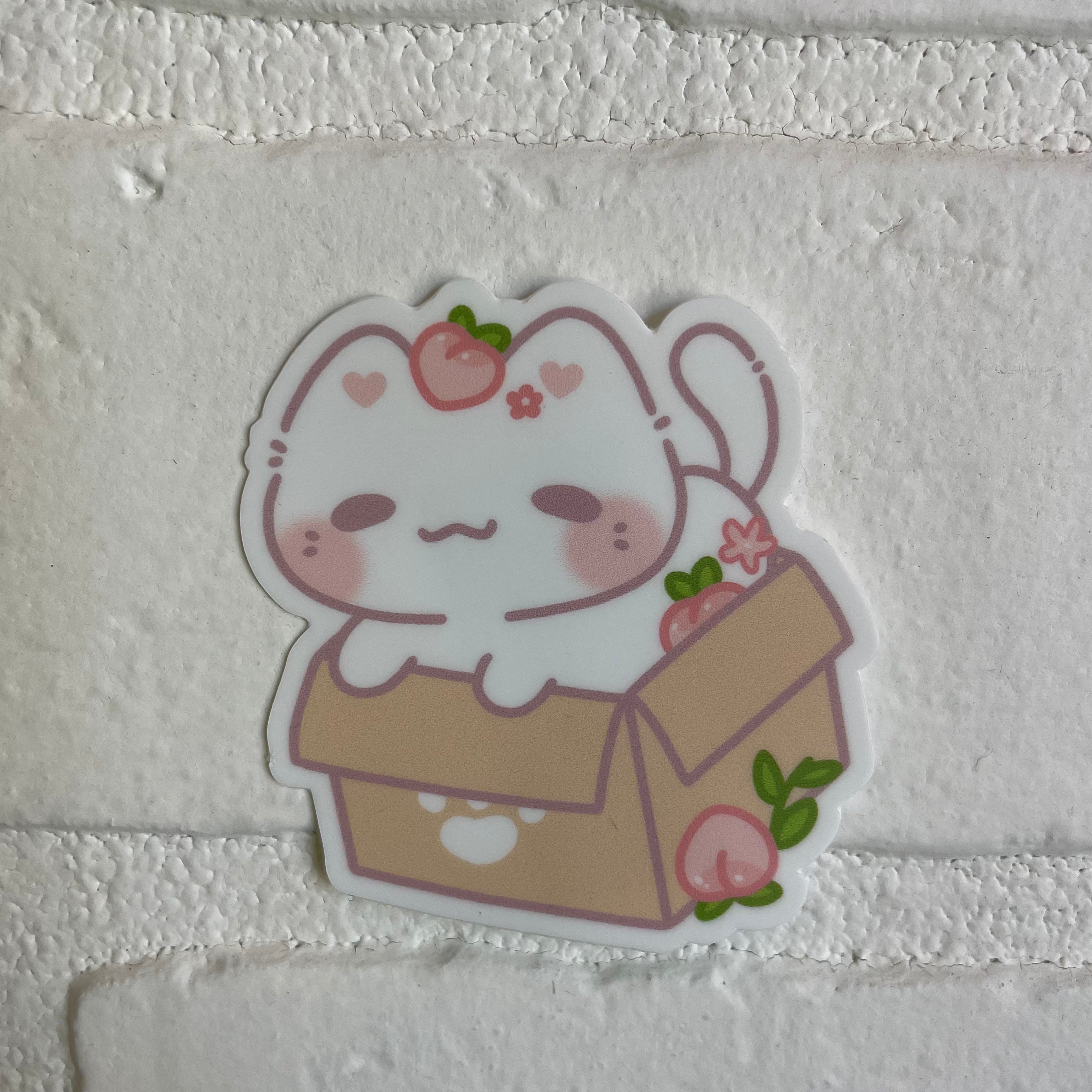 Zero Bae Mini Sticker - Fruit Box Cat Collection