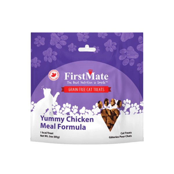 FirstMate Yummy Chicken Meal Cat Treats 3 oz