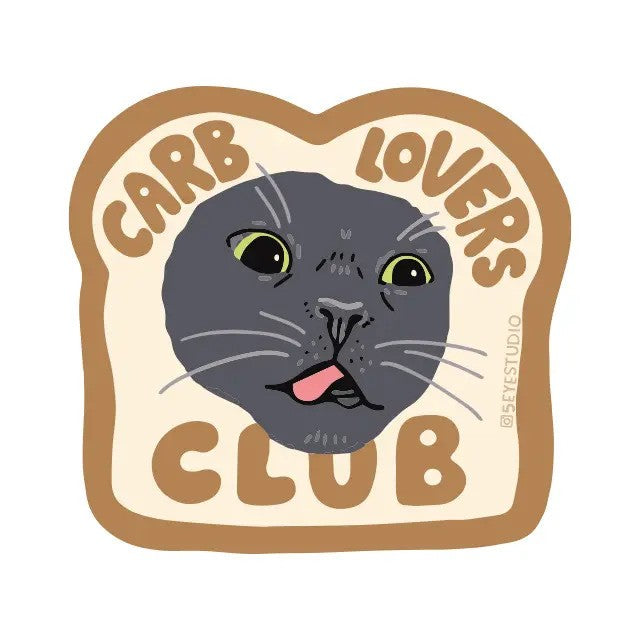 Carb Lovers Club Sticker