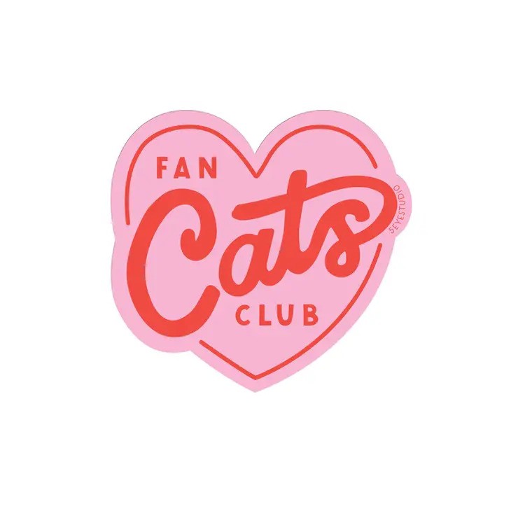Cats Fan Club Sticker