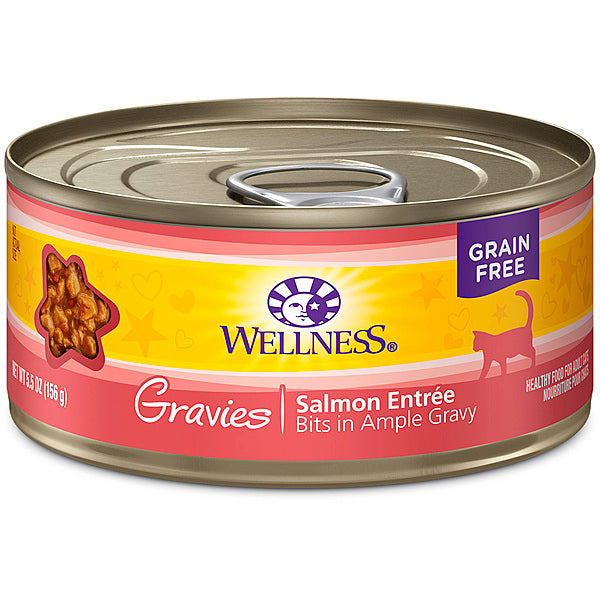 Wellness Gravies Salmon Entree Bits in Gravy 5.5oz - Single Can