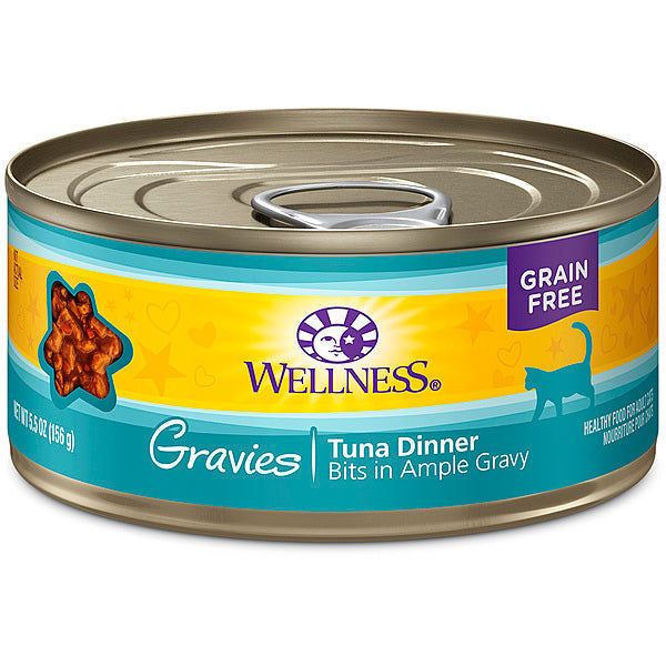 Wellness Gravies Tuna Dinner Bits in Gravy 5.5oz - Single Can