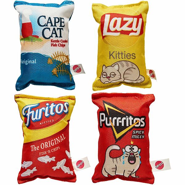 Fun Food Kitty Chips 5" Cat Toy