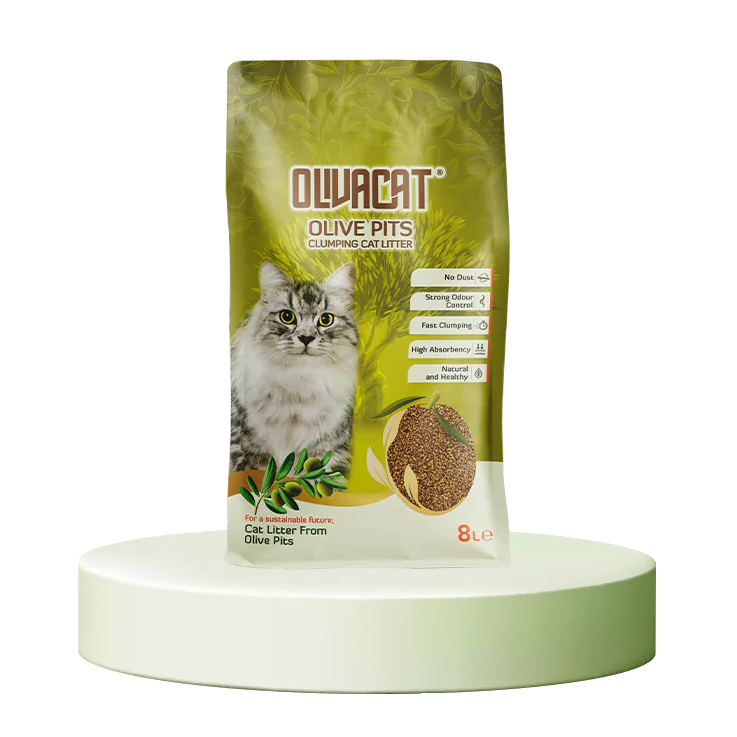 Natural Olive Pit Litter 6kg