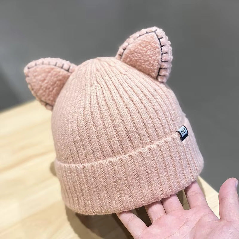 Cat Ears Toque - Pink