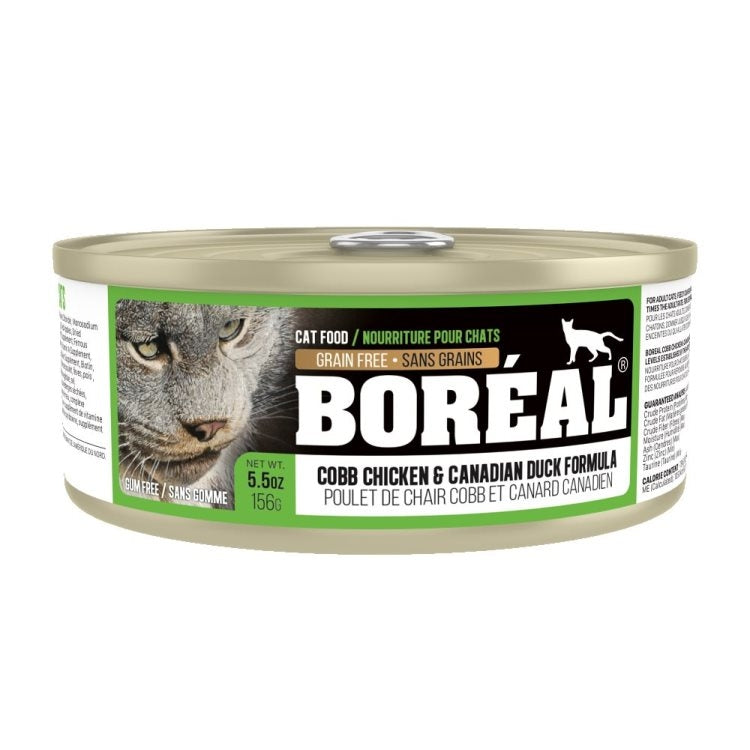 BOREAL Cat Cobb Chix, Canadian Duck, Chicken Liver 156g - Catoro