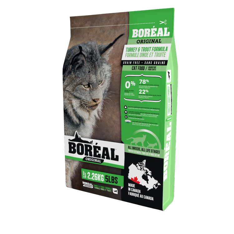 BOREAL ORIGINAL Cat GF Turkey & Trout 2.26kg - Catoro