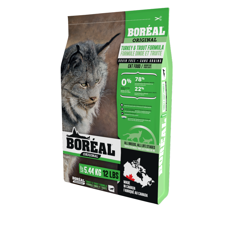 BOREAL ORIGINAL Cat GF Turkey & Trout 5.44 kg - Catoro