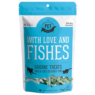 With Love & Fishes Sardine Treat 90GM - Catoro Pets