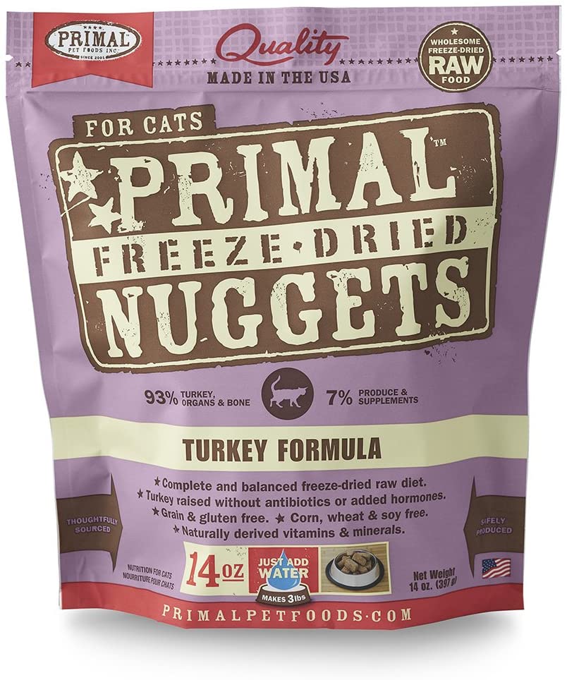 Primal Cat Freeze Dried Turkey 14 oz - Catoro