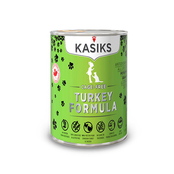 Kasiks Cat GF Cage Free Turkey 12/12.2 oz - Catoro