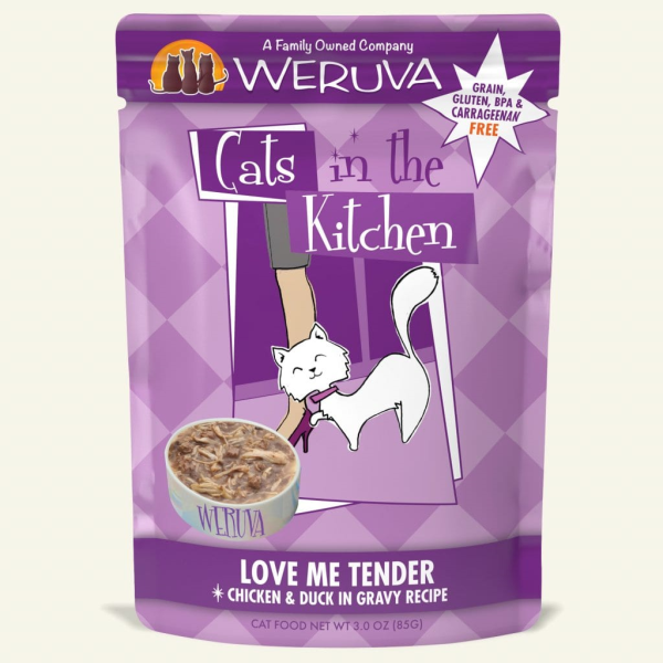 Weruva Cats in the Kitchen Love Me Tender 12/3 oz Pouch - Catoro Pets