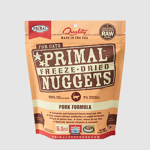 Primal Cat Freeze Dried Pork 5.5oz